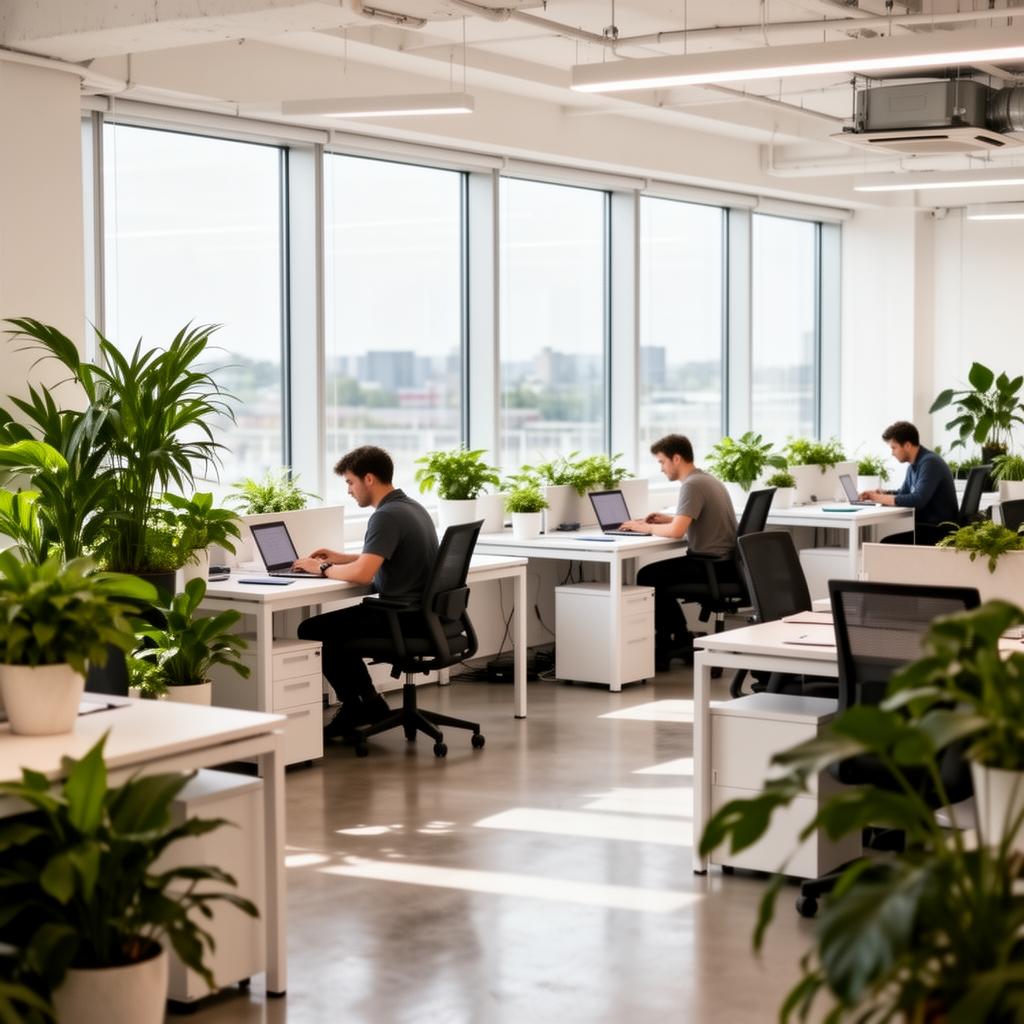 The Peach State Coverage advisor team in a bright modern office